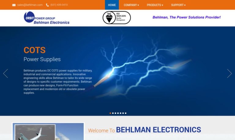 Behlman Electronics, Inc.