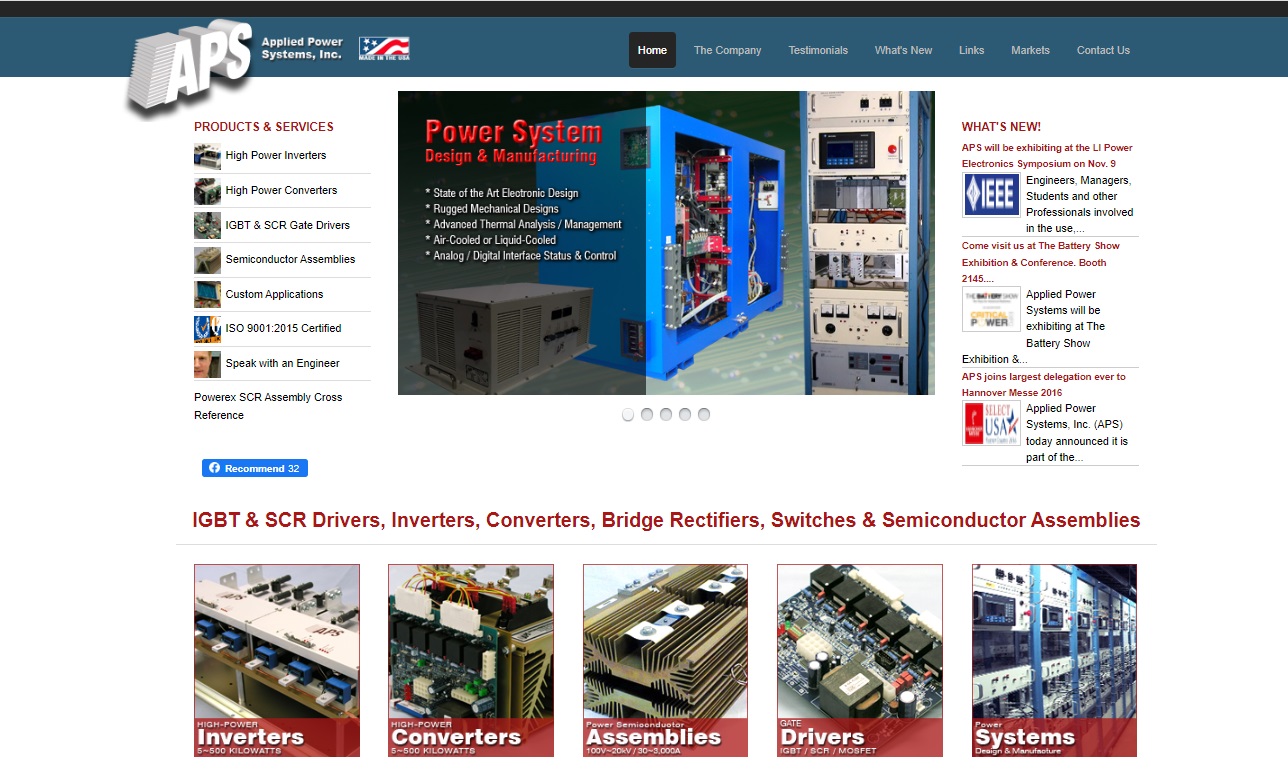 Applied Power Systems, Inc.